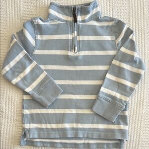 Striped Blue and White Kids Pullover